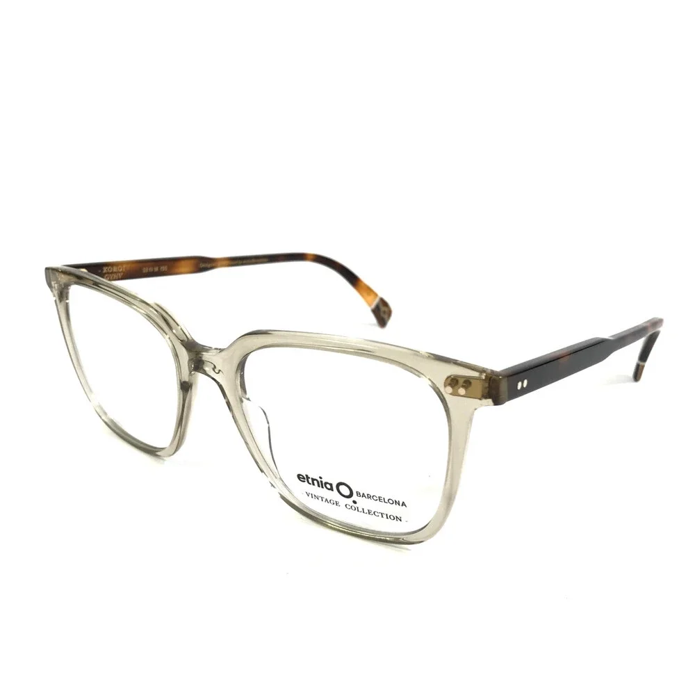 Etnia Barcelona Eyeglasses Frames XOROI GYHV Gray Havana Full Rim 52-18-150